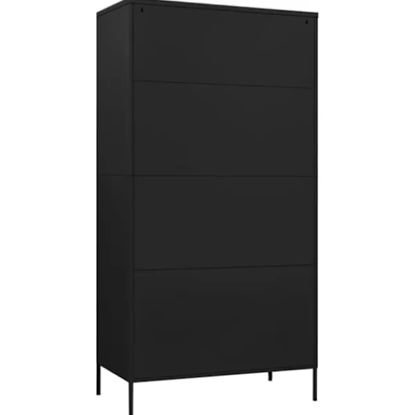 vidaXL Skåp>Garderob 90x50x180 cm stål
