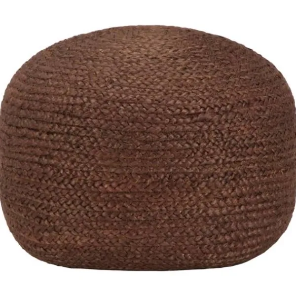 vidaXL Sittpuffar>Handgjord sittpuff 40x45 cm jute