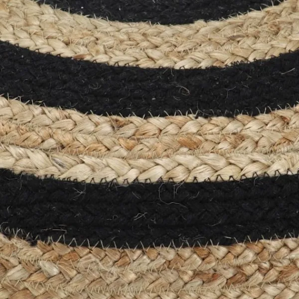 vidaXL Sittpuffar>Handgjord sittpuff 45x30 cm jute
