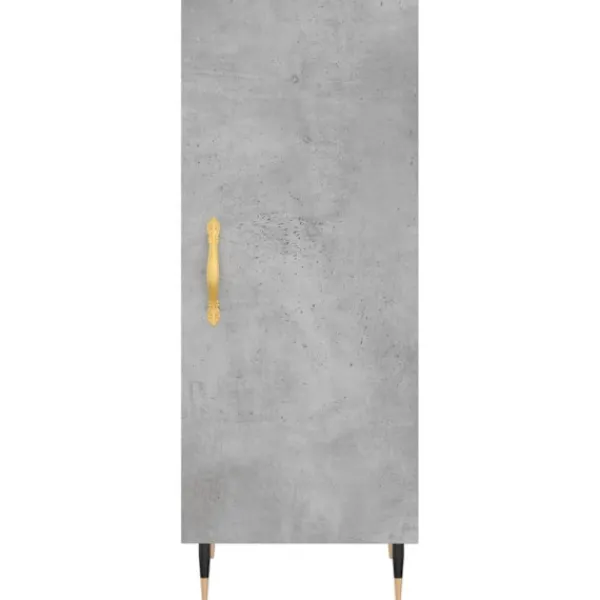 vidaXL Skåp>Högskåp betong 34,5x34x180 cm konstruerat trä