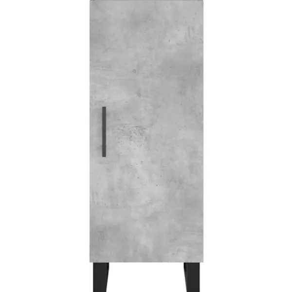 vidaXL Skåp>Högskåp betong 34,5x34x180 cm konstruerat trä