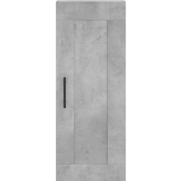 vidaXL Skåp>Högskåp betong 34,5x34x180 cm konstruerat trä