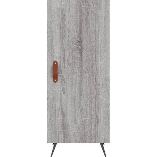 vidaXL Skåp>Högskåp sonoma 34,5x34x180 cm konstruerat trä