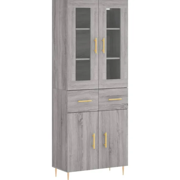 vidaXL Skåp>Högskåp Sonoma 69,5x34x180 cm konstruerat trä