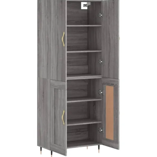 vidaXL Skåp>Högskåp Sonoma 69,5x34x180 cm konstruerat trä
