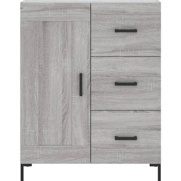 vidaXL Skåp>Högskåp Sonoma 69,5x34x180 cm konstruerat trä