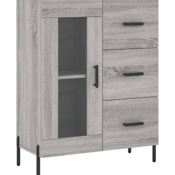 vidaXL Skåp>Högskåp Sonoma 69,5x34x180 cm konstruerat trä