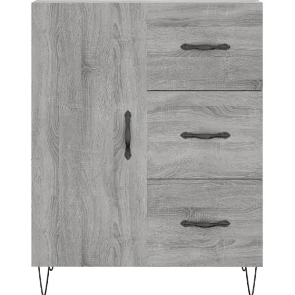 vidaXL Skåp>Högskåp Sonoma 69,5x34x180 cm konstruerat trä