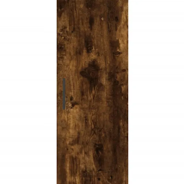 vidaXL Skåp>Högskåp rökfärgad ek 34,5x34x180 cm konstruerat trä