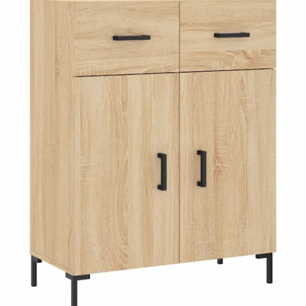 vidaXL Skåp>Högskåp sonoma-ek 69,5x34x180 cm konstruerat trä