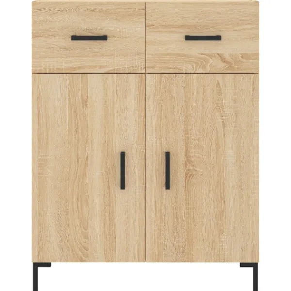 vidaXL Skåp>Högskåp sonoma-ek 69,5x34x180 cm konstruerat trä