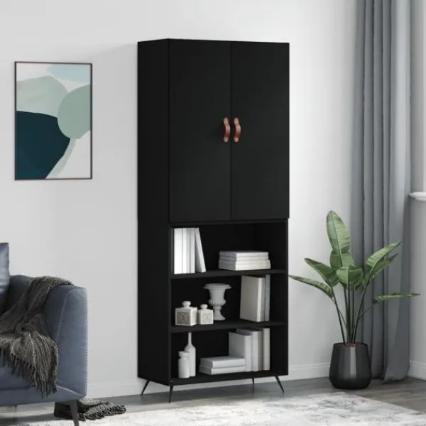 vidaXL Skåp>Högskåp 69,5x34x180 cm konstruerat trä