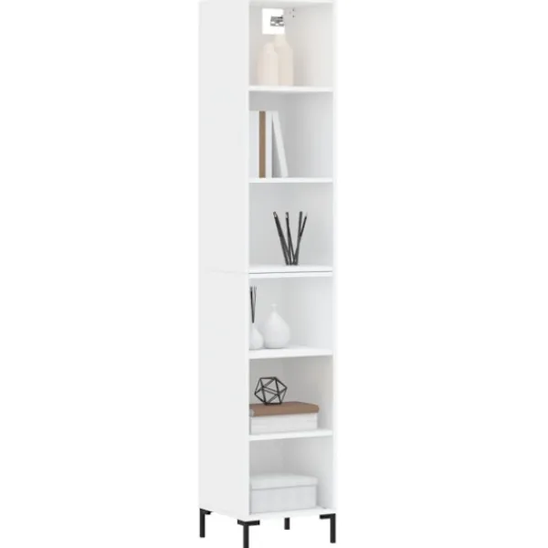 vidaXL Hyllor>Högskåp 34,5x32,5x180 cm konstruerat trä