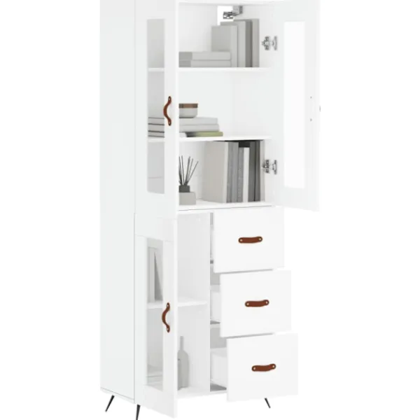 vidaXL Skåp>Högskåp 69,5x34x180 cm konstruerat trä