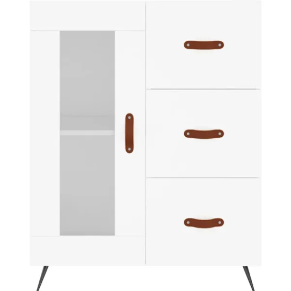 vidaXL Skåp>Högskåp 69,5x34x180 cm konstruerat trä