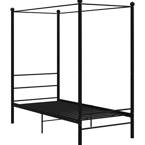 vidaXL Sängar>Himmelsäng metall 90x200 cm