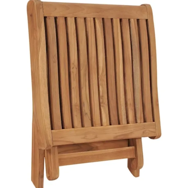 vidaXL Pallar>Hopfällbar fotpall 46,5x49x41,5 cm massiv teak