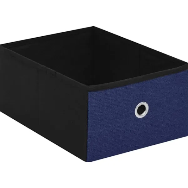 vidaXL Kistor & Koffertar>Hopfällbar förvaringsbänk 76x38x38 cm konstlinne