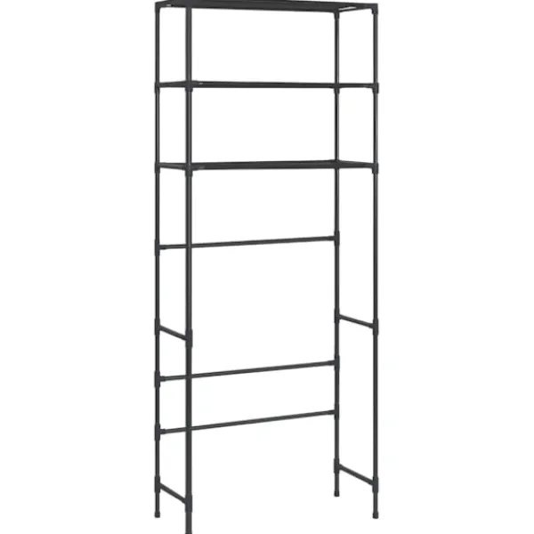 vidaXL Hyllor>Hylla för tvättmaskin med 3 hyllplan 69x28x169 cm