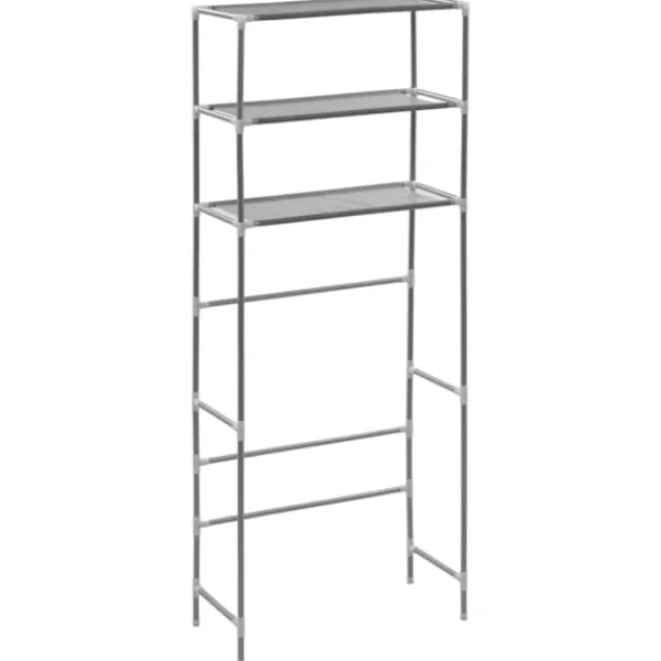 vidaXL Hyllor>Hylla för tvättmaskin med 3 hyllplan 69x28x169 cm