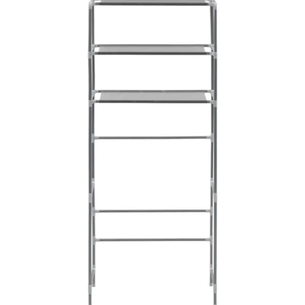 vidaXL Hyllor>Hylla för tvättmaskin med 3 hyllplan 69x28x169 cm