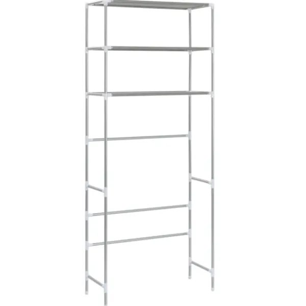 vidaXL Hyllor>Hylla för tvättmaskin med 3 hyllplan 69x28x169 cm