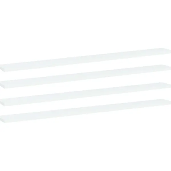 vidaXL Hyllor>Hyllplan 4 st 100x10x1,5 cm konstruerat trä