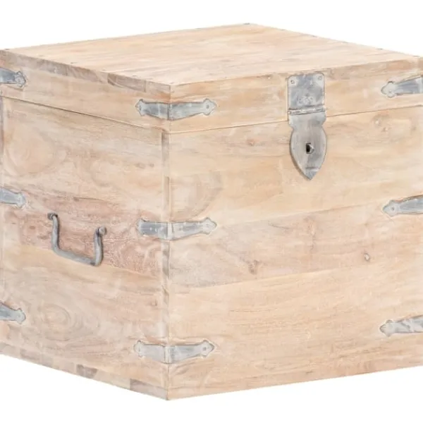 vidaXL Kistor & Koffertar>Kista 40x40x40 cm massivt akaciaträ