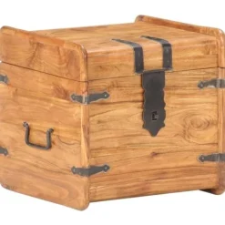vidaXL Kistor & Koffertar>Kista 40x40x40 cm massivt akaciaträ