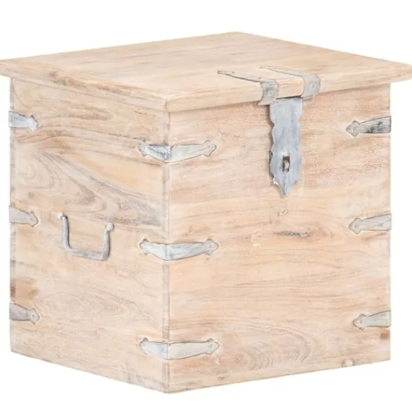 vidaXL Kistor & Koffertar>Kista 40x40x40 cm massivt akaciaträ