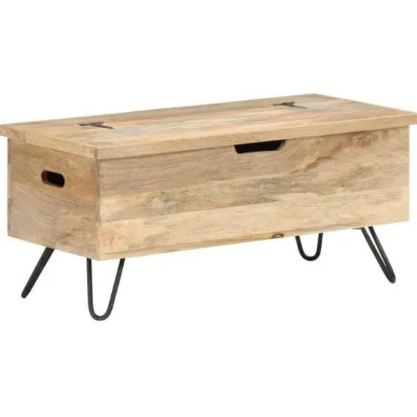 vidaXL Kistor & Koffertar>Kista 90x40x45 cm massivt mangoträ
