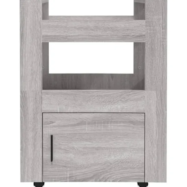 vidaXL Köksö>Köksvagn sonoma 60x45x80 cm konstruerat trä