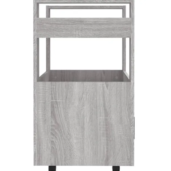 vidaXL Köksö>Köksvagn sonoma 60x45x80 cm konstruerat trä