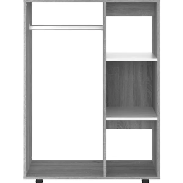 vidaXL Skåp>Klädhängare sonoma 80x40x110 cm konstruerat trä