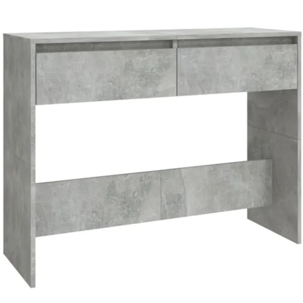 vidaXL Småbord>Konsolbord betong 100x35x76,5 cm konstruerat trä