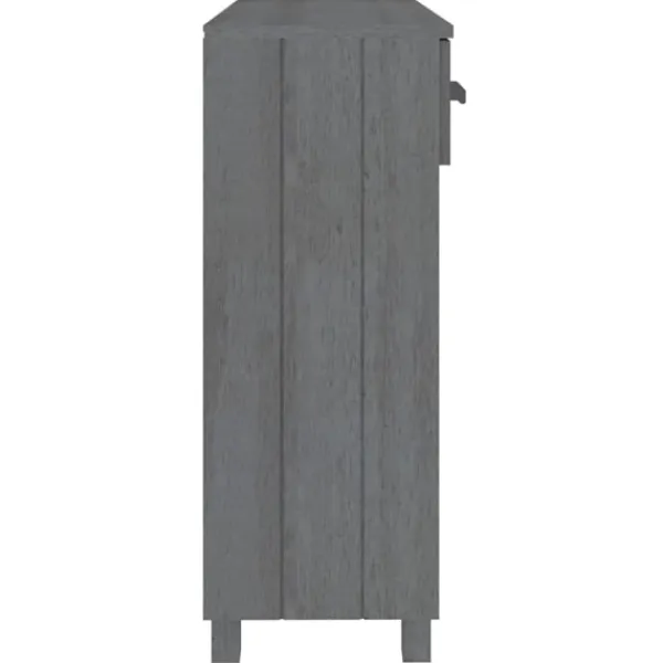 vidaXL Skåp>Konsolbord HAMAR mörk 90x35x90 cm massiv furu