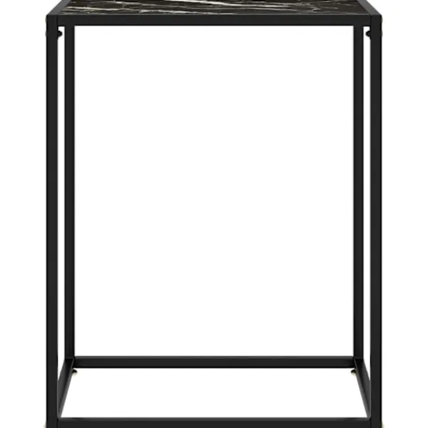 vidaXL Småbord>Konsolbord 60x35x75 cm härdat glas