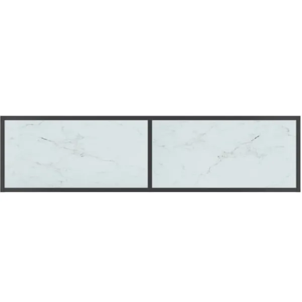 vidaXL Småbord>Konsolbord 140x35x75,5 cm härdat glas