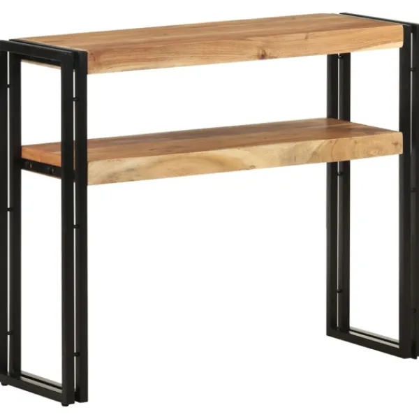 vidaXL Småbord>Konsolbord 90x30x75 cm massivt akaciaträ