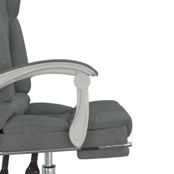 vidaXL Kontorsmöbler>Kontorsstol med massage mörk tyg