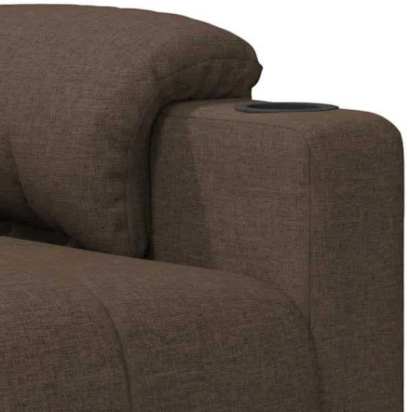 vidaXL Fåtöljer>Massagefåtölj tyg