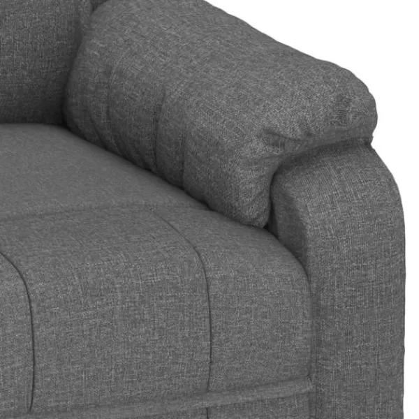 vidaXL Fåtöljer>Massagefåtölj mörk tyg