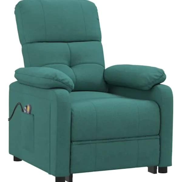 vidaXL Fåtöljer>Massagefåtölj mörk tyg