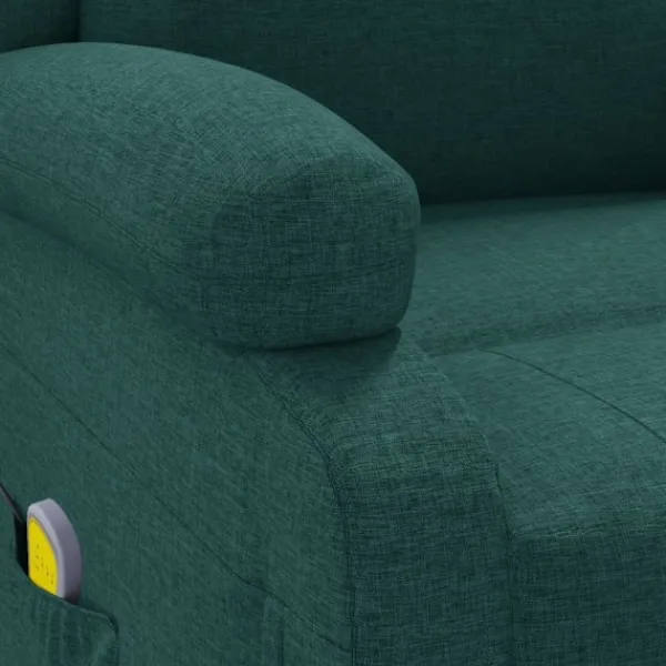 vidaXL Fåtöljer>Massagefåtölj mörk tyg
