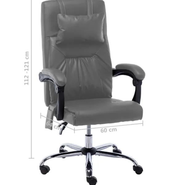 vidaXL Kontorsmöbler>Massagekontorsstol konstläder