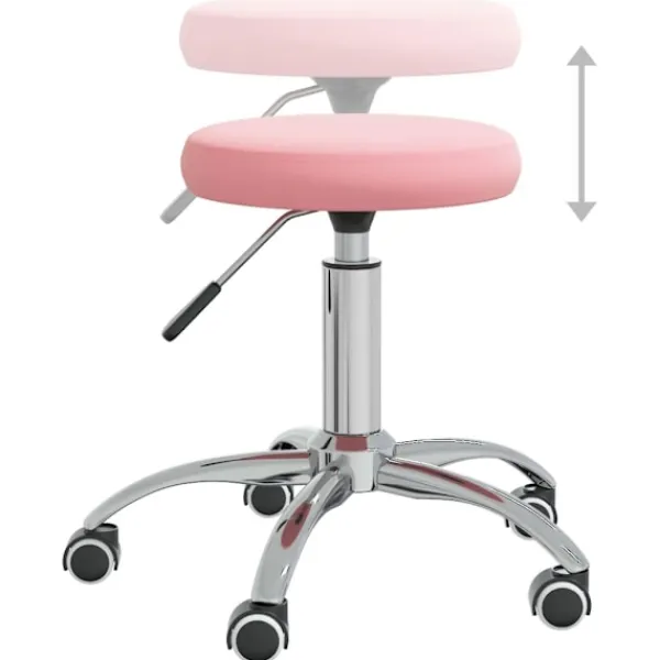 vidaXL Pallar>Massagepall sammet