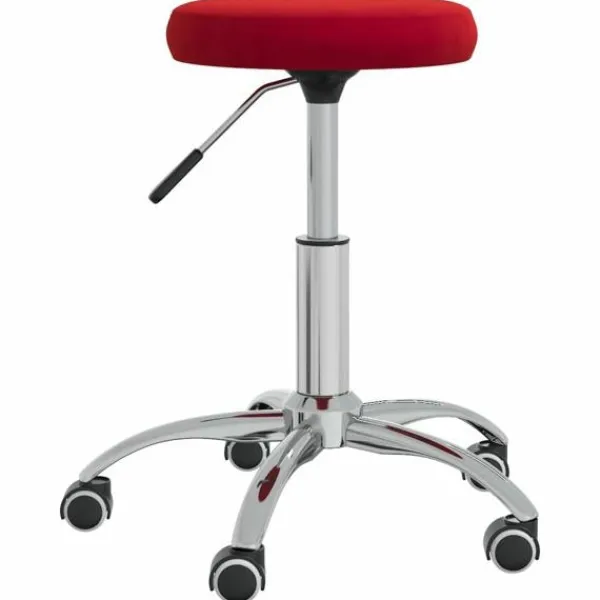 vidaXL Pallar>Massagepall vin sammet