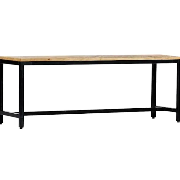 vidaXL Matgrupper>Matbänk 120 cm massivt grovt mangoträ