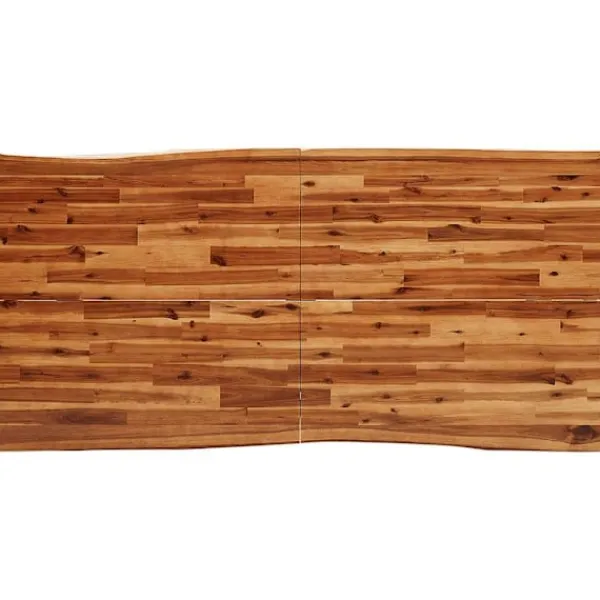 vidaXL Matgrupper>Matbord med levande kant 180x90x75 cm massivt akaciaträ