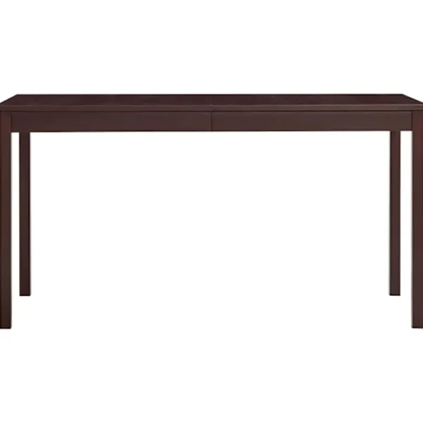 vidaXL Matbord>Matbord mörk 140x70x73 cm furu